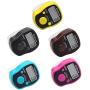 ROYAL WIND 5 Pcs Tally Counter Finger Counters - 5 Digital LED Electronic Finger Counter, Mechanical Manual Clicker Number Lap Tracker Counter