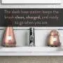 TAO Clean Sonic Toothbrush and Cleaning Station Electric Toothbrush with Patented Docking Technology, Ergonomic Handle, Dual Speed Settings, Rose Gold TAO Clean Sonic Toothbrush and Cleaning Station Electric Toothbrush with Patented Docking Technology, Ergonomic Handle, Dual Speed Settings, Rose Gold