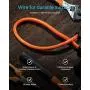 KMC 3-Outlet Power Extension Cord 2-Pack, 12AWG 2-Feet Extension Cord, 125V/15Amp 1875Watt, Orange KMC 3-Outlet Power Extension Cord 2-Pack, 12AWG 2-Feet Extension Cord, 125V/15Amp 1875Watt, Orange