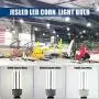 JESLED 100W LED Corn Light Bulb, E39 Mogul Base LED Bulbs, 5000K Daylight, 13500LM, 400 Watt Equivalent, CFL HPS Metal Halide Lamp Replacement for Garage Warehouse Outdoor Street Area Lighting