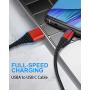 iPhone Charger Cable 1ft, CABEPOW 1 Foot Lightning Cable [2-Pack], Fast iPhone Charging Cord Compatible with iPhone 11/11 Pro /11 Pro Max/XS/XS Max/XR/X/8/8 Plus/7/6(Not Apple MFi Certified)-red