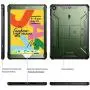 Poetic Revolution Series Case for iPad 10.2 7th Generation 2019 / 8th Generation 2020 Case, Full-Body Rugged Shockproof Protective Cover with Kickstand and Built-in-Screen Protector, Metallic Green