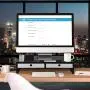Monitor Stand Riser with Drawers,Desk Organizer with Keyboard Storage,Computer Accessories Sturdy Laptop Cellphone TV Printer Stand for Home & Office Use,22” Lx 10.6”W x 4.8”H,Black