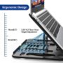 Besign LS07 Adjustable Laptop Stand, Ergonomic Riser Notebook Computer Holder Stand Compatible with Air, Pro, Dell XPS, HP, Lenovo More 10-15.6'' Laptops, Silver