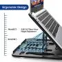 Besign LS07 Adjustable Laptop Stand, Ergonomic Riser Notebook Computer Holder Stand Compatible with Air, Pro, Dell XPS, HP, Lenovo More 10-15.6'' Laptops, Silver
