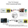 Zmucen Portable Mini Projector Home Party Meeting Theater Full Color LED LCD Projector