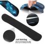 Meffort Inc Mouse Pad Wrist Support & Gaming Keyboard Wrist Pad Combo Set – Durable Ergonomic Anti Slip Non-Slip Round Base Rest Support - Blue Dragon Design