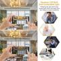 8 Pack Ceiling Fan Light Bulbs 60 Watt Equivalent - Honesorn E12 Candelabra LED Bulb Warm White 2700K Small Base A15 LED Bulb for Ceiling Lights,600LM,Non-Dimmable