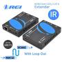 HDMI Extender Over CAT5/CAT6 by OREI with IR Upto 330 Feet - Loop Out - 1080P Full HD Signal Distribution - Over IP