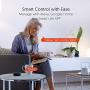Smart Plugs That Work with Alexa, TECKIN 15A Alexa Smart Plugs with Remote Control, Schedule and Timer Function, FCC ETL Certification, No hub Require, 4 Pack