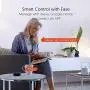 Smart Plugs That Work with Alexa, TECKIN 15A Alexa Smart Plugs with Remote Control, Schedule and Timer Function, FCC ETL Certification, No hub Require, 4 Pack