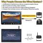 Xroose Backup Camera with 7'' Touch Button Monitor W/Upgraded Recorder for RV Semi Box Truck Camper Motorhome 4 Quad DVR Screen 1080P FHD Waterproof IR Rear + Side View Wired Reverse Backing System Y3