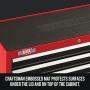 CRAFTSMAN Tool Cabinet with Drawer Liner Roll & Paper Towel Holder, 26-Inch, 5 Drawer, Red (CMST82769RB)