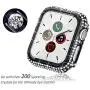 Fullife Compatible with Apple Watch Case, Bling Cases Replacement for Apple Watch 38mm 40mm 42mm 44mm Protective Bumper Compatible with Apple Watch Series 5 4 3 2 1, 38mm-Black Fullife Compatible with Apple Watch Case, Bling Cases Replacement for Apple Watch 38mm 40mm 42mm 44mm Protective Bumper Compatible with Apple Watch Series 5 4 3 2 1, 38mm-Black