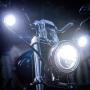 Eagle Lights Generation II 2 inch Front LED Turn Signals with White Running Lights for Harley Davidson Motorcycles 1157 Bullet style turn signals (with Smoke Lenses)