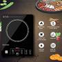 Induction Cooktop, Countertop Burner, 1800W Portable Electric Burner Stove, Timer, Kids Safety Lock, 12 Temperature & Power Setting, Sensor Touch Countertop Burner, Karinear