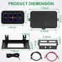 8 Gang Toutch Switch Panel - JOYHO Automatic Dimmable Panel, On-Off Led Multifunction Switch, Pod Electronic fuse System Circuit Control Box with Harness and Stickers for RV Marine Car Vehicles Truck