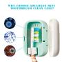 Toothbrush Clean Case,Portable Mini Travel Toothbrush Holder (For Most of Toothbrushes),USB Recharged (White)