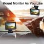 AMTIFO Windshield Mount for 4.3/5 Inch Display Monitor Screen of Backup Camera Suction Cup Holder for Rear View System Kit AMTIFO Windshield Mount for 4.3/5 Inch Display Monitor Screen of Backup Camera Suction Cup Holder for Rear View System Kit