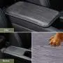 Center Console Armrest Cover, Armrest Cover for Car, Premium Wood Grain Leather Design, Universal Fit (Gray) Center Console Armrest Cover, Armrest Cover for Car, Premium Wood Grain Leather Design, Universal Fit (Gray)