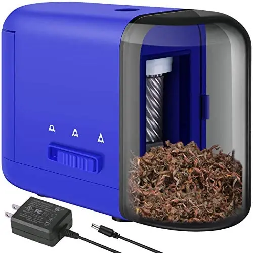 Pencil Sharpener for Colored Pencils, Heavy Duty Automatic Pencil Sharpener for Colored Pencils(6-8mm), Fast Sharpen, 3 Settings, Battery Operated, for Kids, Office, School, Artist, Students