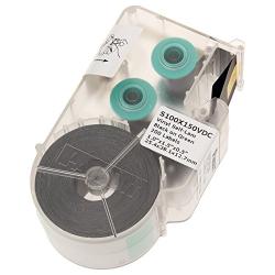 Panduit S100X150VDC P1 Cassette Self-Laminated Label, Vinyl, Green