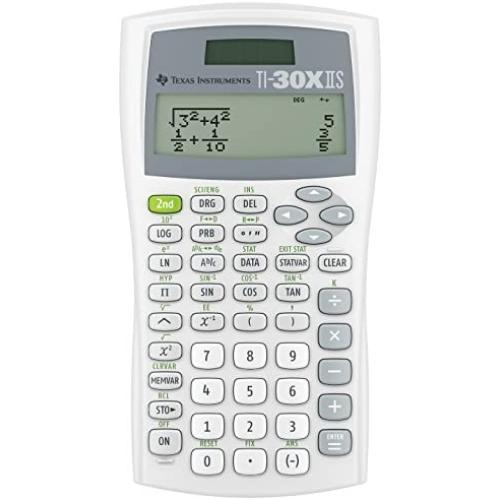 Texas Instruments TI-30XIIS Scientific Calculator, White