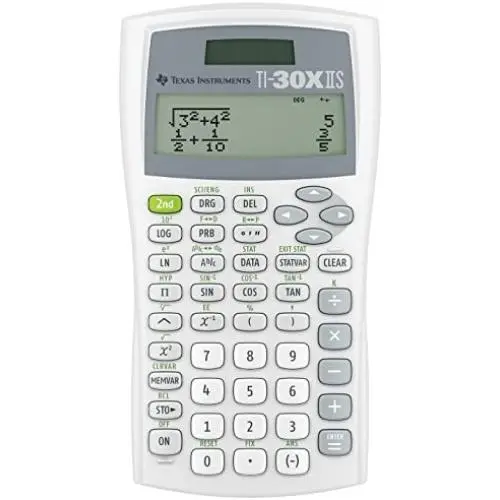 Texas Instruments TI-30XIIS Scientific Calculator, White