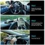 Blueshyhall Anti Theft Safety Alarm Steering Wheel T-Lock Universal for Auto Car Truck