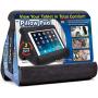 Ontel Pillow Pad Multi-Angle Soft Tablet Stand, Charcoal Grey