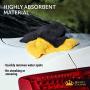 Premium Microfiber Towels for Cars - Thick Professional Microfiber Cleaning Cloth for Cars - 6 Pack (12”x12”)
