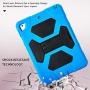 iPad Case 9.7 inch for 2017 iPad 5th Generation Case /2018 iPad 6th Generation Case/ 2016 iPad Pro Case / iPad Air 2 Case, Heavy Duty Shockproof Silicone Protect Case - Blue/Black