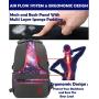 Backpack For School College Student Laptop Bookbag Travel Business with USB Port (Galaxy Color G)