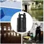 Submersible Water Pump, TACKLIFE Utility Pump, 1/3 Output HP, Automatic Sensor Switch, Max.2500 GPH, Up to 25ft, 10ft Cord, 3/4 in Adapter Check Valve