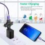 [4-Pack] Fast Charge 3.0 USB Wall Charger, Besgoods 18W USB Charger Adapter Fast Charging Block Compatible with Wireless Charger, Samsung Galaxy S9 S8/Note 8 9, iPhone, iPad, HTC 10 and More