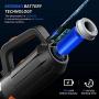 OPOLAR Cordless Blower & Vacuum 2-in-1, Portable Mini Handheld Car Vehicle Vacuum Cleaner, Electric Compressed Air Duster Replaces One-time Canned Air Spray for Computer Keyboard, Rechargeable Battery