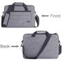 ProCase 13-13.5 Inch Laptop Sleeve Tote Bag with Shoulder Strap and Handle for Laptop Ultrabook MacBook Pro Air Surface Chromebook Notebook Acer Asus Dell HP Lenovo Galaxy Sony Toshiba -Grey