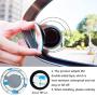 Car blind spot mirror 4pcs, convex mirror, round frameless HD wide-angle glass rearview mirror, 360 ° swing adjustment, suitable for all cars, SUV and trucks