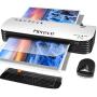 Merece Laminator - 4 in 1 A4 Thermal Laminator Machine, Personal Laminator for Home Use School Teachers Office Card Classroom, 9 Inches Small Hot Cold Lamination Machine with 30 Laminating Pouches