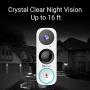EZVIZ WiFi Video Doorbell, Night Vision, Two-Way Talk, PIR Motion Detection, Weather Proof, 180° Vertical FOV, Free 3-hour Cloud Storage(DB1)