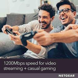 NETGEAR WiFi Router (R6230) - AC1200 Dual Band Wireless Speed (up to 1200 Mbps) | Up to 1200 sq ft Coverage & 20 Devices | 4 x 1G Ethernet and 1 x 2.0 USB ports