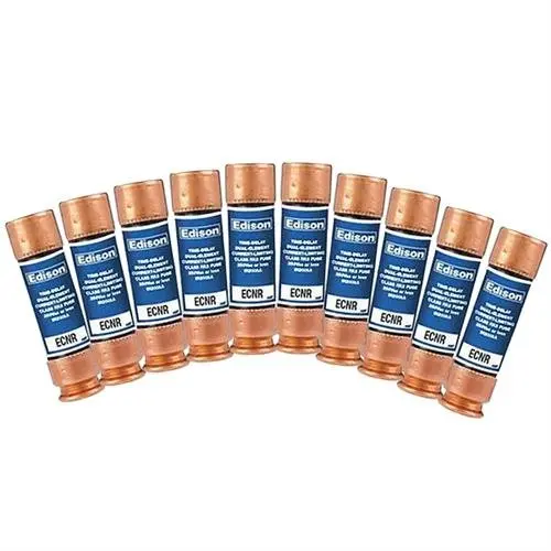Cooper Bussman FRN-R-40 - Box of 10 Edison Replacement Time Delay Fuse - 40 Amp 250V - RK5 Dual Element