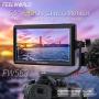 FEELWORLD FW568 5.5 inch DSLR Camera Field Monitor Video Peaking Focus Assist Small Full HD 1920x1080 IPS with 4K HDMI 8.4V DC Input Output Include Tilt Arm