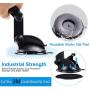 Magnetic Phone Car Mount, Panvox Universal Dashboard Windshield Car Phone Mount Holder with Upgraded 3.2'' Suction Cup,8 Strong Magnets Compatible with iPhone 11 Pro X XS Max XR Galaxy Note10 S10