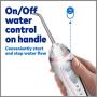 Waterpik Cordless Water Flosser Rechargeable Portable Oral Irrigator For Travel And Home – Cordless Advanced, WP-569 Rose Gold