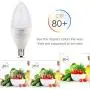 Albrillo E12 LED Candelabra Light Bulbs, LED Bulbs Daylight, LED Ceiling Fan Light Bulbs, 40 Watt Equivalent, Candelabra Base, Chandelier Light Bulbs, Non-Dimmable, 4 Pack