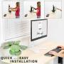 VIVO Single 13 to 32 inch Monitor Desk Stand, Freestanding VESA Steel Mount Base, Adjustable Height, Tilt, Swivel, Rotation, White STAND-V001HW