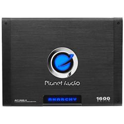 Planet Audio AC1600.4 4 Channel Car Amplifier - 1600 Watts, Full Range, Class A/B, 2-4 Ohm Stable, Mosfet Power Supply, Bridgeable
