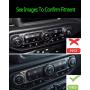Climate Control Knob Covers for Wrangler JL， HVAC Radio Tuner Control Knobs Covers Trim Ring Bezels Interior Upgrade Kit，Compatible with Jeep Wrangler JL & Gladiators JT (2018-2021) - Silver