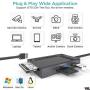 SD Card Reader 7 in 1, WARRKY Multi-Card Reader Hub for 3 USB 3.0, 4 Memory Cards [Fast, Simultaneous, Versatile] for Micro SD, TF, SDHC, SDXC, MMC, Micro SDXC, Micro SDHC, MS, UHS-I, CF, CFI